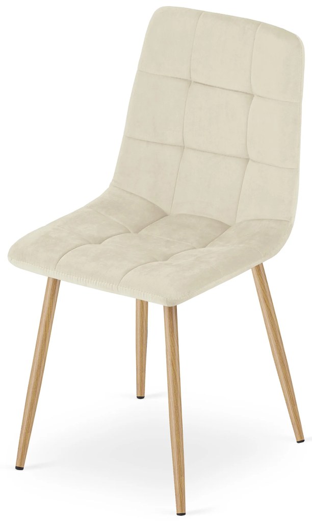 AKCIÓ Világosbézs bársonyszék KARA II. osztály