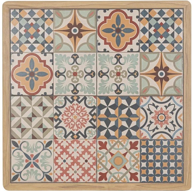 Acél kerti kisasztal 73x73 cm Kalimera – Bizzotto