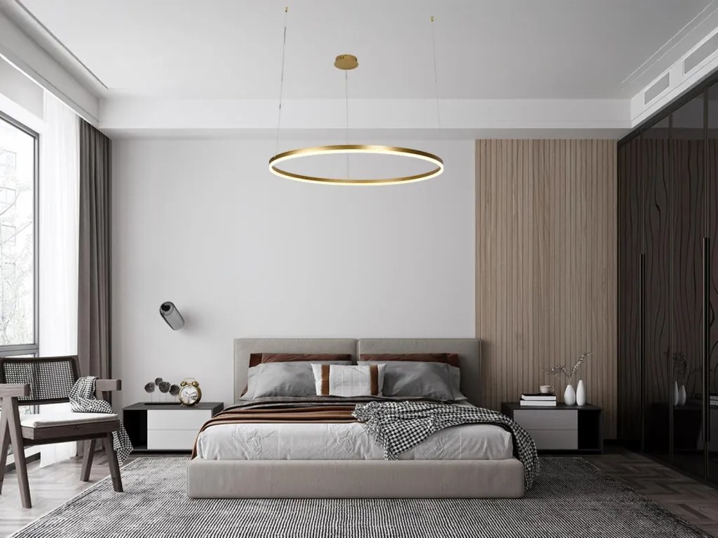NEDES J4380-G Modern Led Függesztett Lámpa IP20