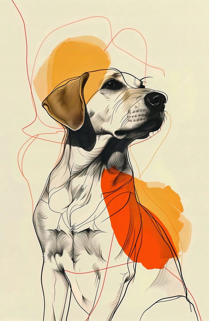 Poszter 53x81cm Kutya Méltóság Vázlat