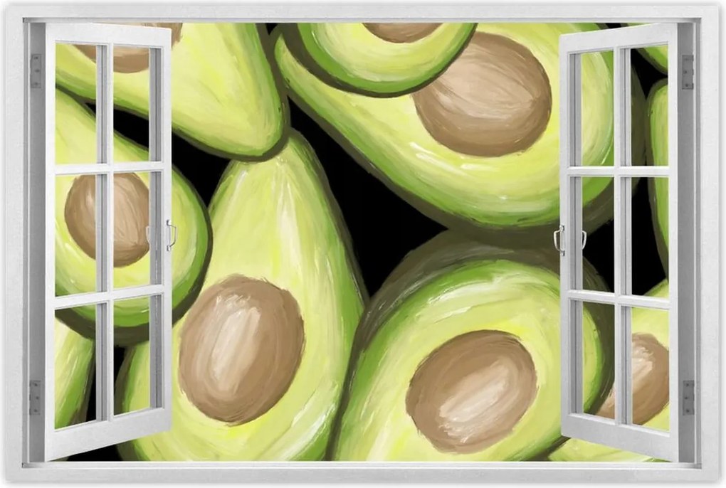 Poszterek 60x40 Avokádó Gyümölcs Natu mag