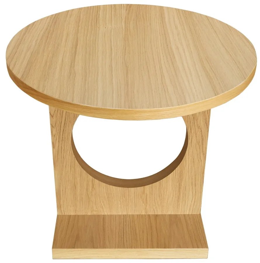 Bau tárolóasztal tölgyfa dekorral - Woodman