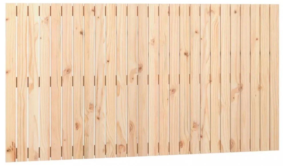 tömör fenyőfa fali fejtámla 166x3x90 cm