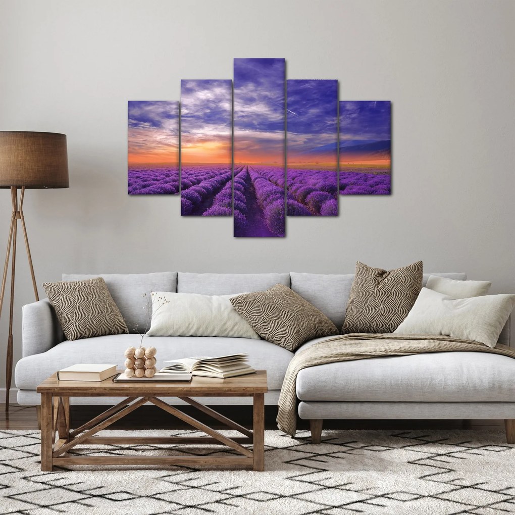 Egy levendula mező képe (150x105 cm)