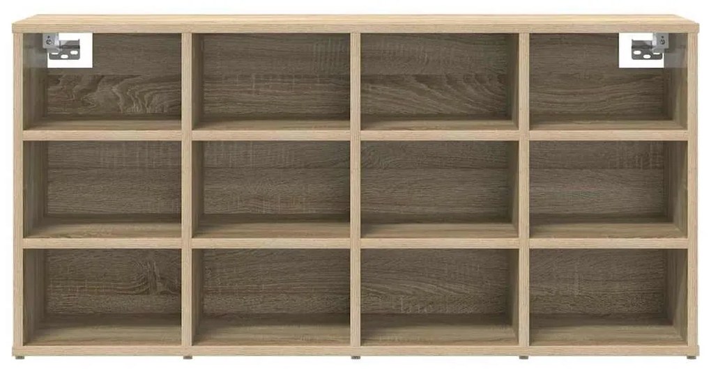 Cipősszekrény polcokkal sonoma tölgy 103 x 30 x 51 cm Faanyag