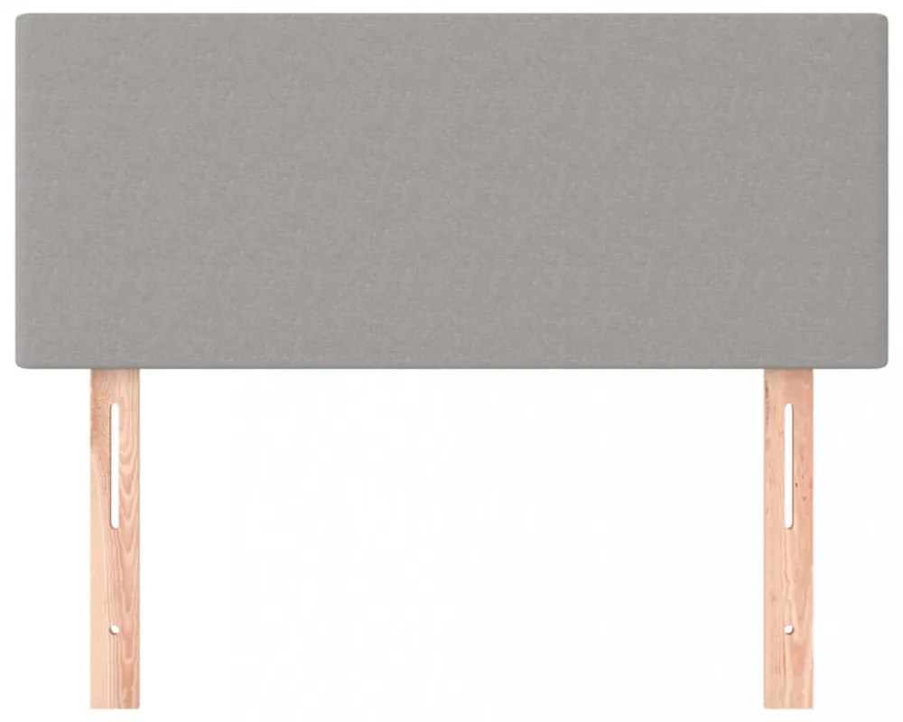 világosszürke szövet fejtámla 80 x 5 x 78/88 cm