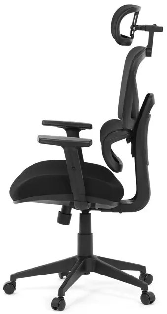 Fekete Szövet Irodai Szék, Szinkron Mechanikával. KA-Q8203 BK