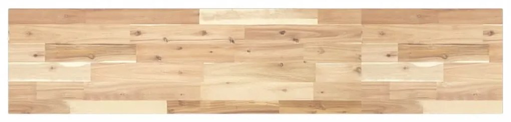 2 db kezeletlen tömör akácfa függőpolc 120 x 30 x 2 cm