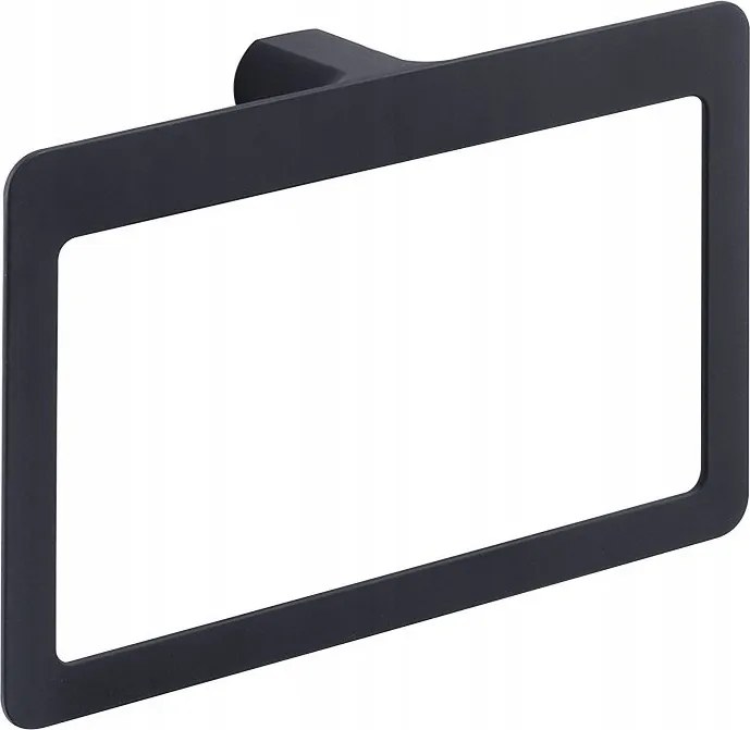 Pirenei törölközőtartó, matt fekete