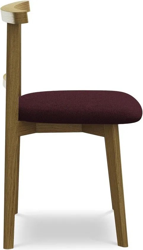 Borvörös tömörfa étkezőszék Ohelo – Makamii