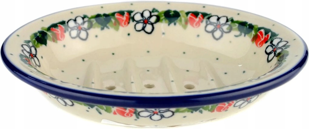 Szappantartó lyukakkal Ceramika Artystyczna Bolesławiec