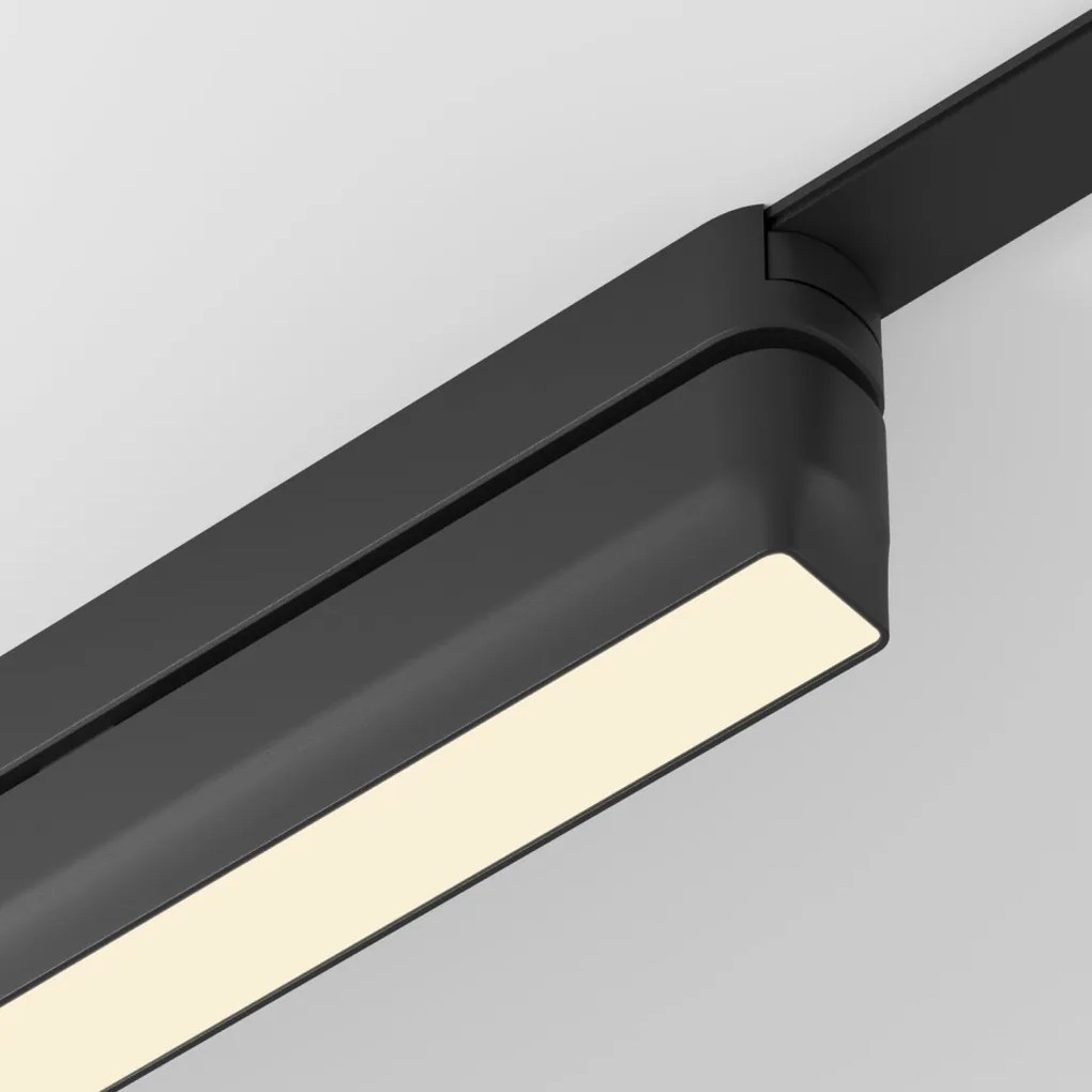 DK/EU-5303-BK Slim magnetic track light AIR LINEAR, 9W, 3000K, black color — DK/EU-5303-BK