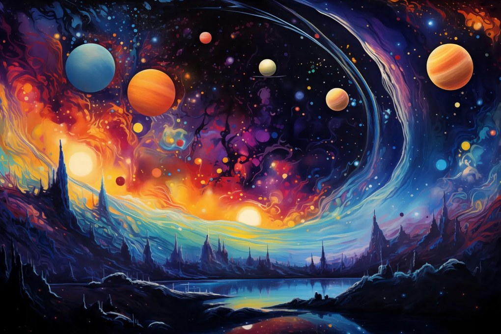 Poszter 45x30cm Intergalaktikus zenekar