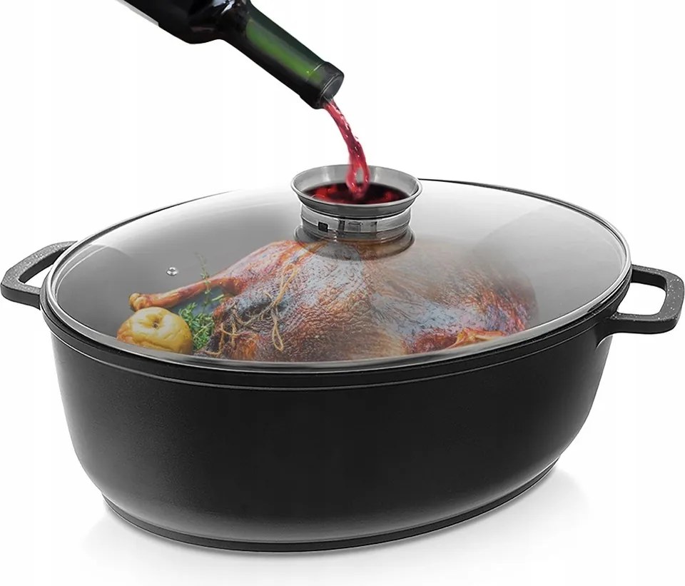 Gránit Britfanna Ovális Sütő 12L