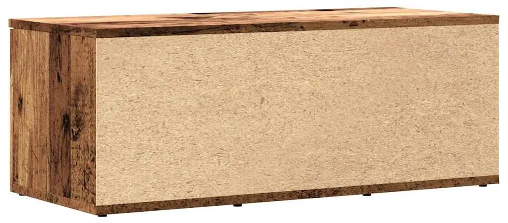 TV szekrény Régi fa 80x34x30 cm Gépelt fa