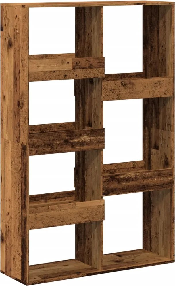 vidaXL antik fa színű szerelt fa térelválasztó 100 x 33 x 155,5 cm