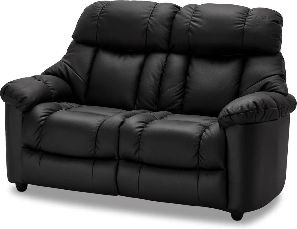 Elegáns 2-személyes fotel Adrastos fekete