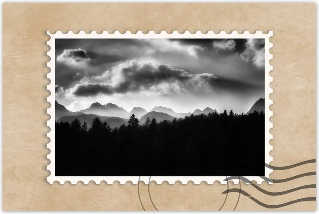 Poszterek 60x40 Panoráma a hegy profiljára