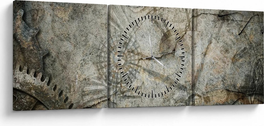 Kép - Az idő áramlása (órával) (90x30 cm)