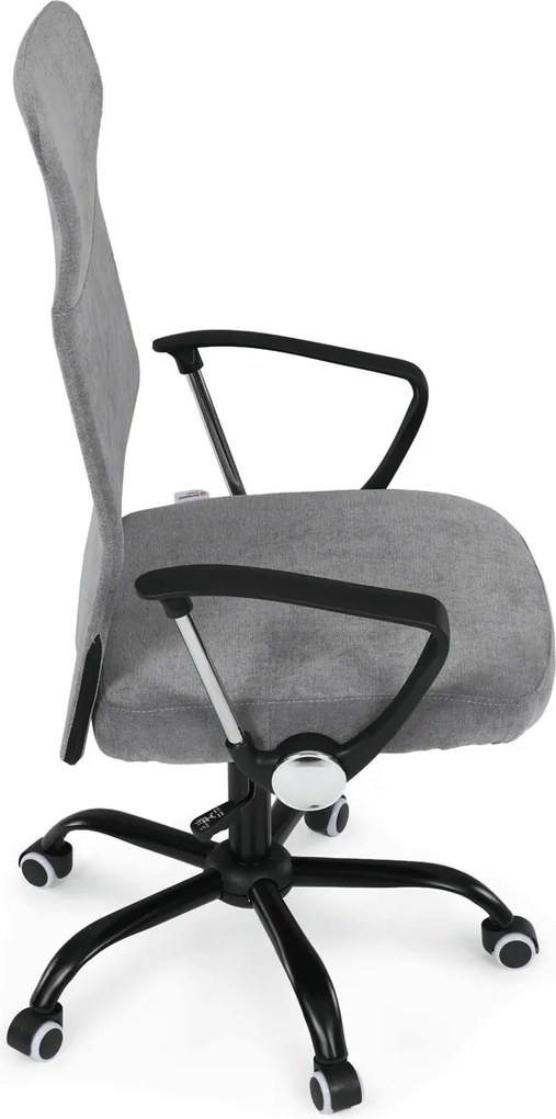 KA-W3109 szürke szövet irodai szék hinta mechanizmussal