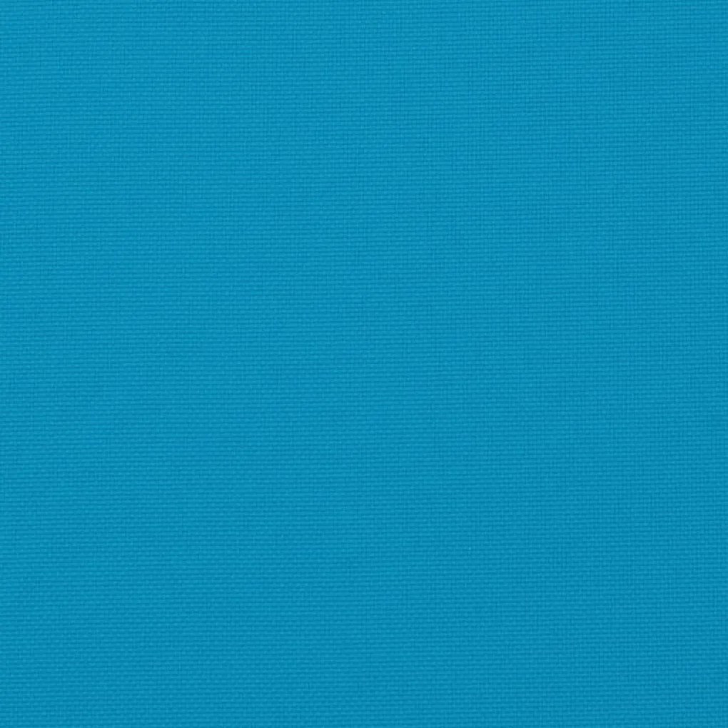 6 db kék oxford szövet háttámlás székpárna 100x50x3 cm