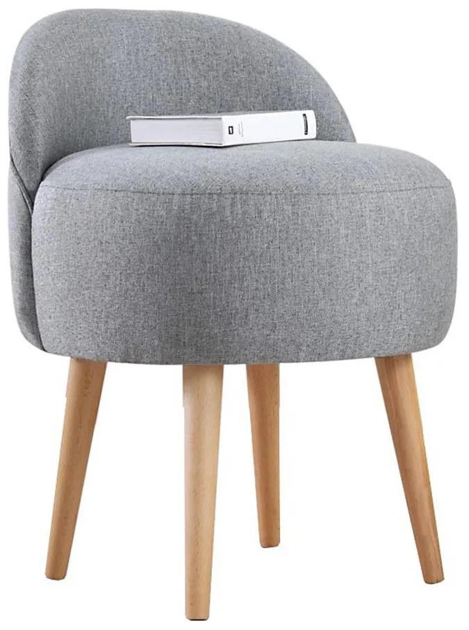 NIKI puff, átmérő 46 cm, elegáns szürke