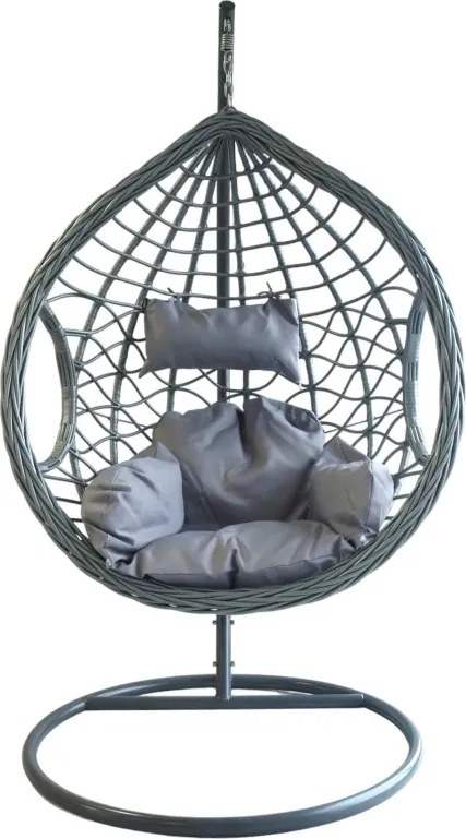 Szürke függőszék NORVIA állvánnyal