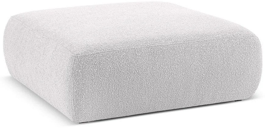Világosszürke buklé puff Molino – Micadoni Home