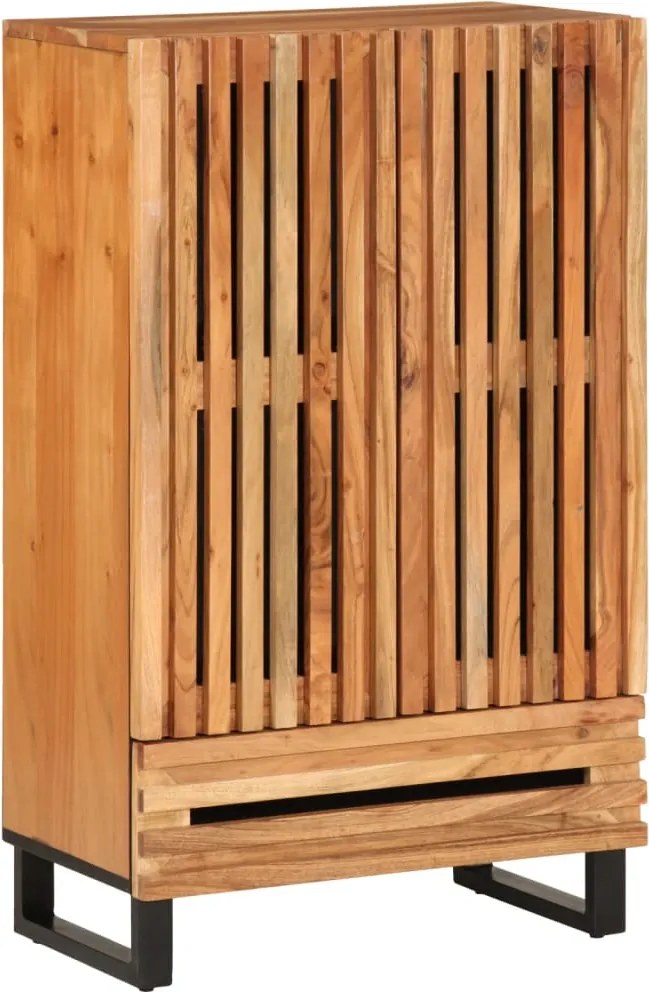 vidaXL tömör akácfa magasszekrény 60 x 34 x 100 cm
