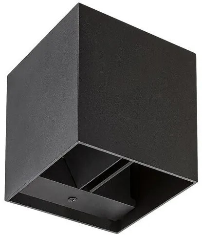 RÁBALUX 7396 SOLIN Modern Kültéri Fali Lámpa Matt Fekete G9 IP44