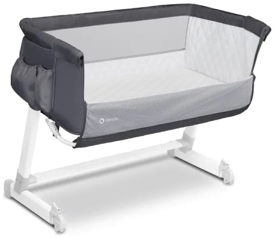 Lionelo - Utazóágy THEO sötétszürke