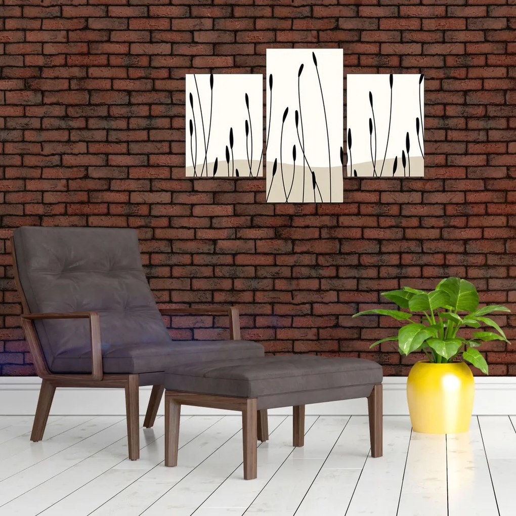 Kép - Grafikus rét N⁰3 (90x60 cm)