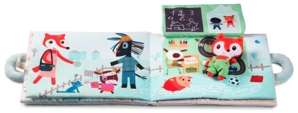 Lilliputiens - Textilkönyv Jó reggelt, Alice róka