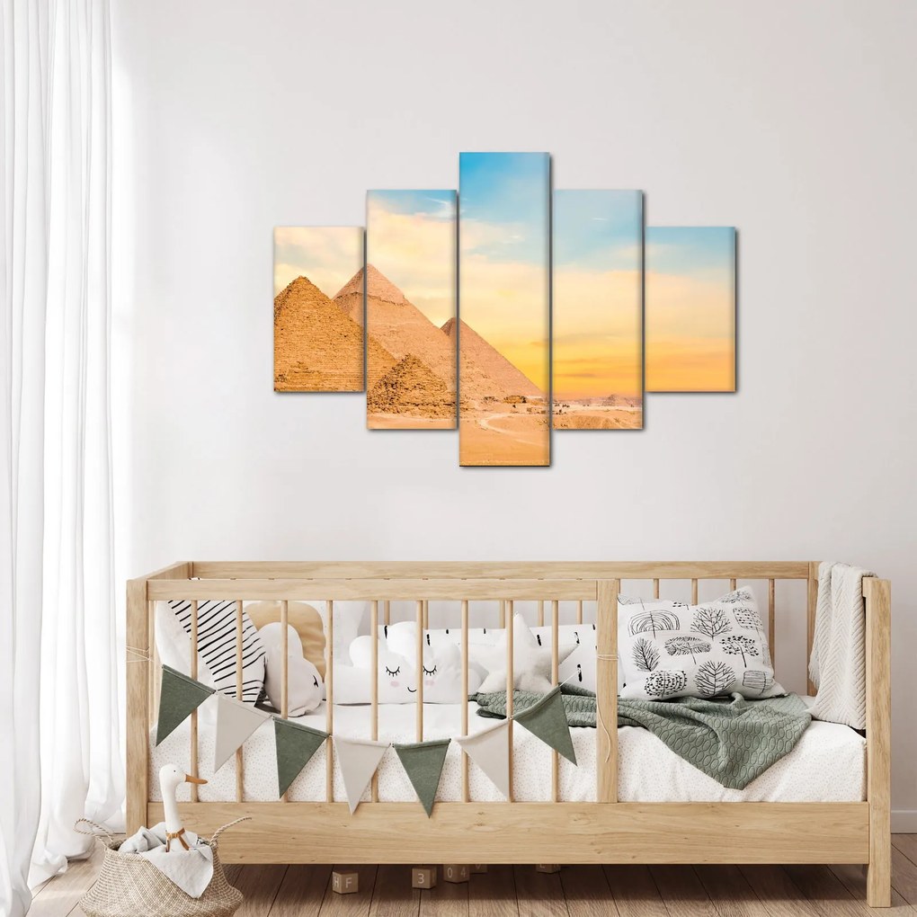 Az egyiptomi piramisok képe (150x105 cm)