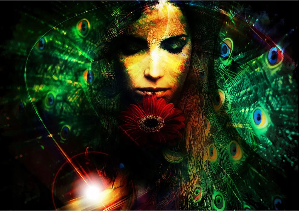 Flizelin fotótapéta Misztikus Szürreális Nő Álom 250x175 +ragasztó