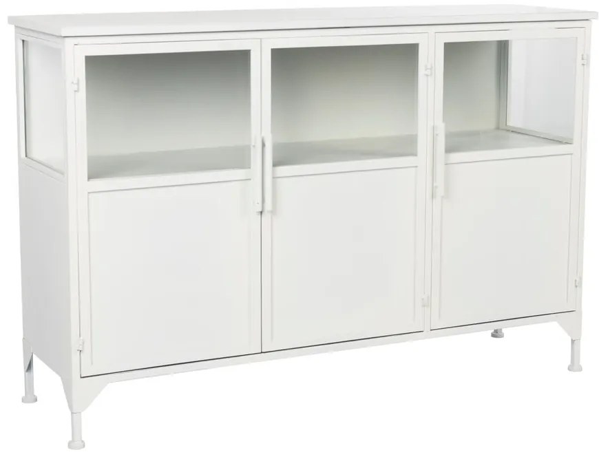 Fehér fém tálalószekrény 35x80 cm Miya – White Label