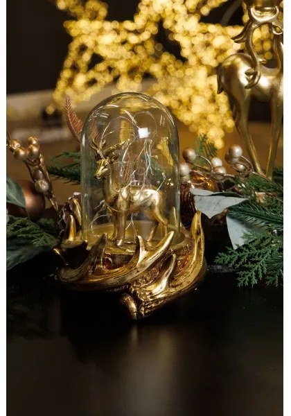 LED karácsonyi dekoráció 12xLED/3xAAA meleg fehér