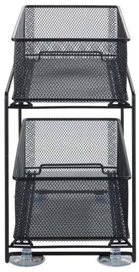 WENKO 69768800 - GIOMA konnektortartó 35x33,5 cm fekete