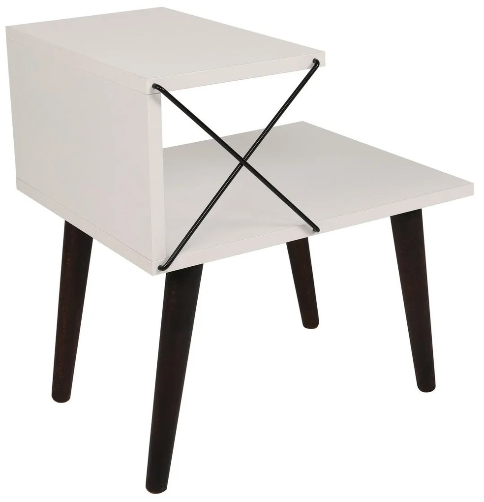 Éjjeliszekrény Cross - White