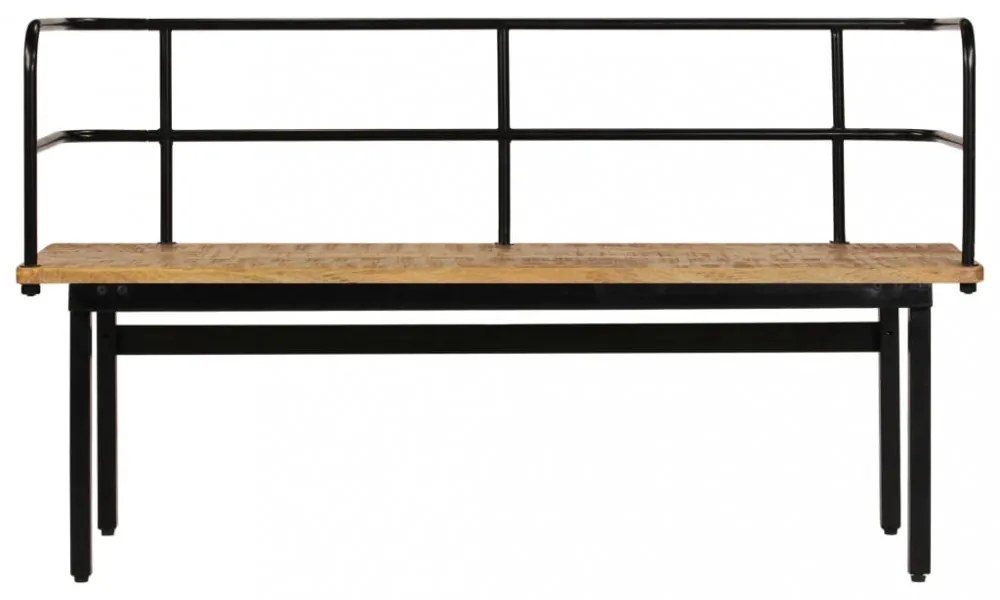 tömör mangófa pad 120 x 40 x 70 cm