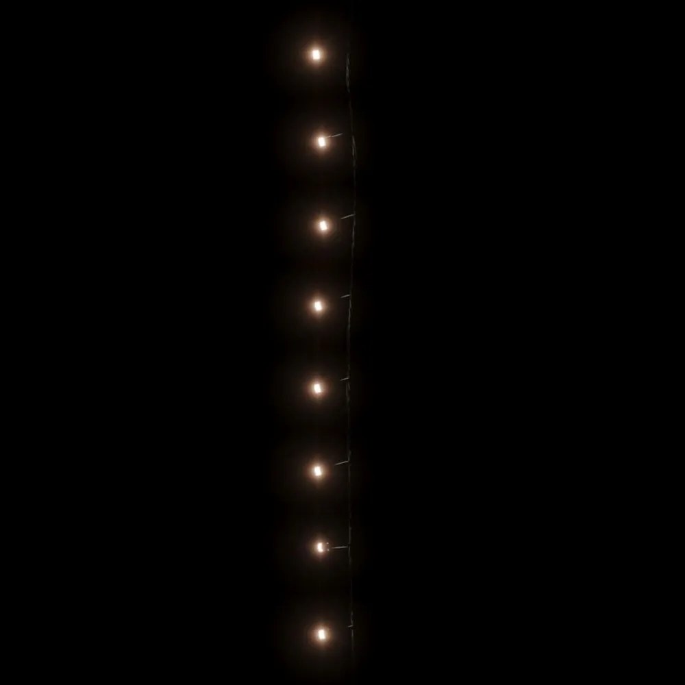2000 meleg fehér LED-es kültéri/beltéri fényfüzér 200 m IP44