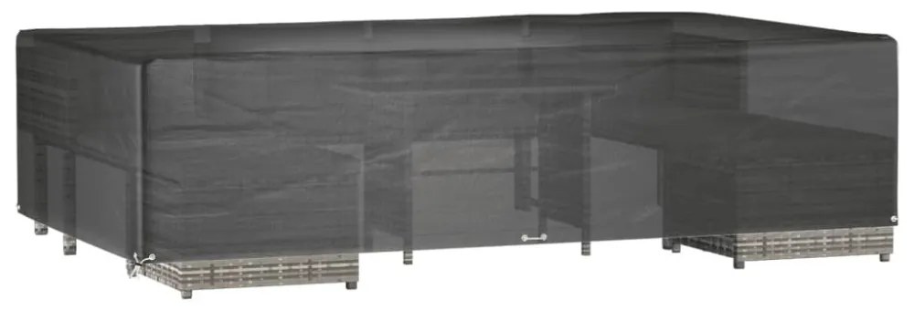 téglalap alakú kerti bútorhuzat 12 fűzőlyukkal 315x180x75 cm