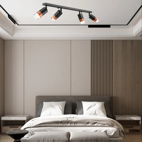 Spotlámpa AURORA 4xGU10/10W/230V 81 cm