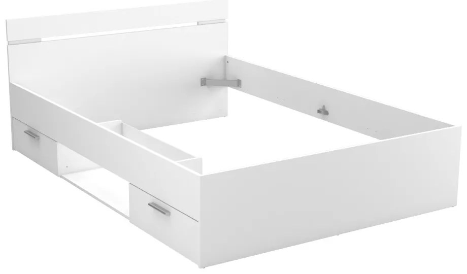 Michigan franciaágy 140x200cm Matt fehér