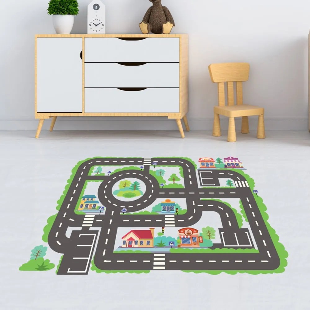 Travel öntapadós, vinil padlómatrica gyerekeknek - Ambiance