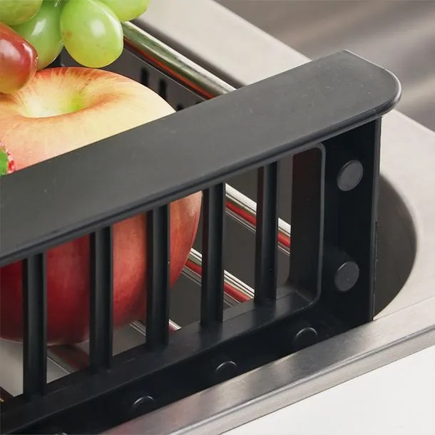 Teleszkópos Csöpögtető mosogatóhoz fekete