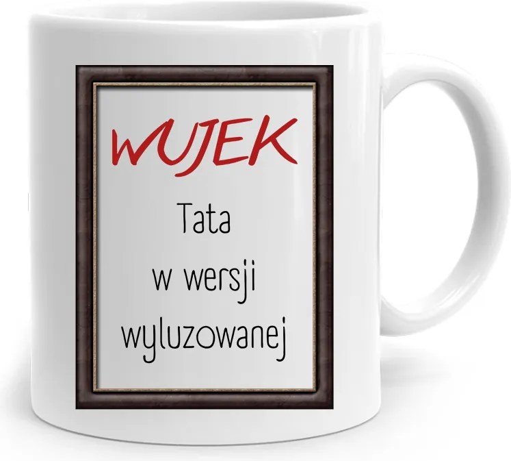 Ajándék Bögre Apa Bácsinak Laza Változatban, fényképes nyomattal