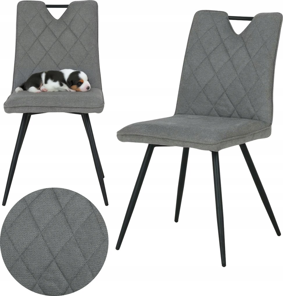 Dalia kárpitozott szék szürke modern nappali étkező