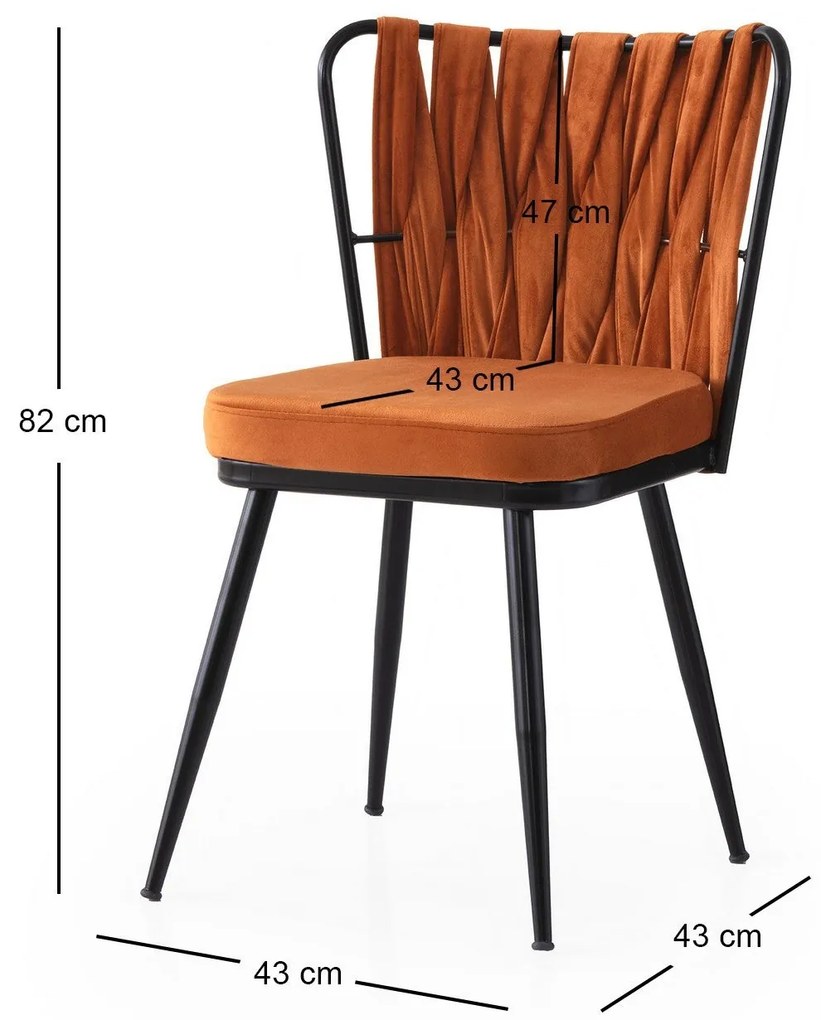 Étkezőszék szett (2 db) Kuşaklı - 224 V2