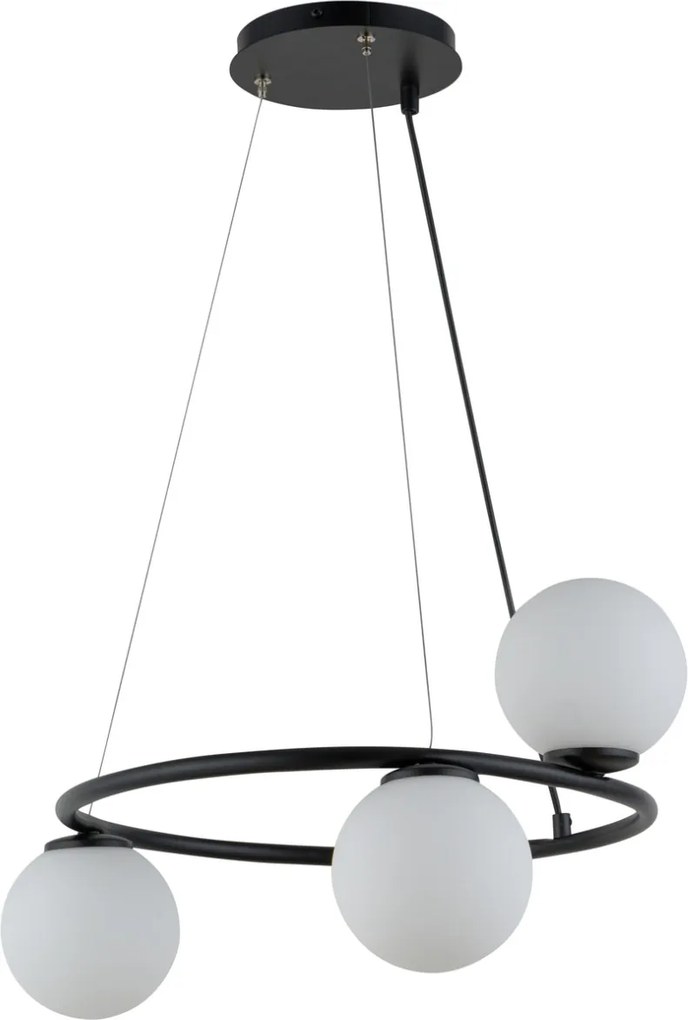 SIGMA LIGHTING 33382 GAMA Többágú Függesztett Lámpa Fehér, Fekete G9 IP20